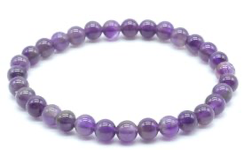 Bracelet Améthyste 6 mm