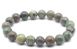 Bracelet Turquoise Africaine perles 10mm