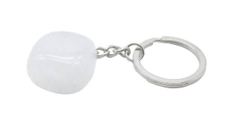Porte-Clés Cristal de Roche roulé