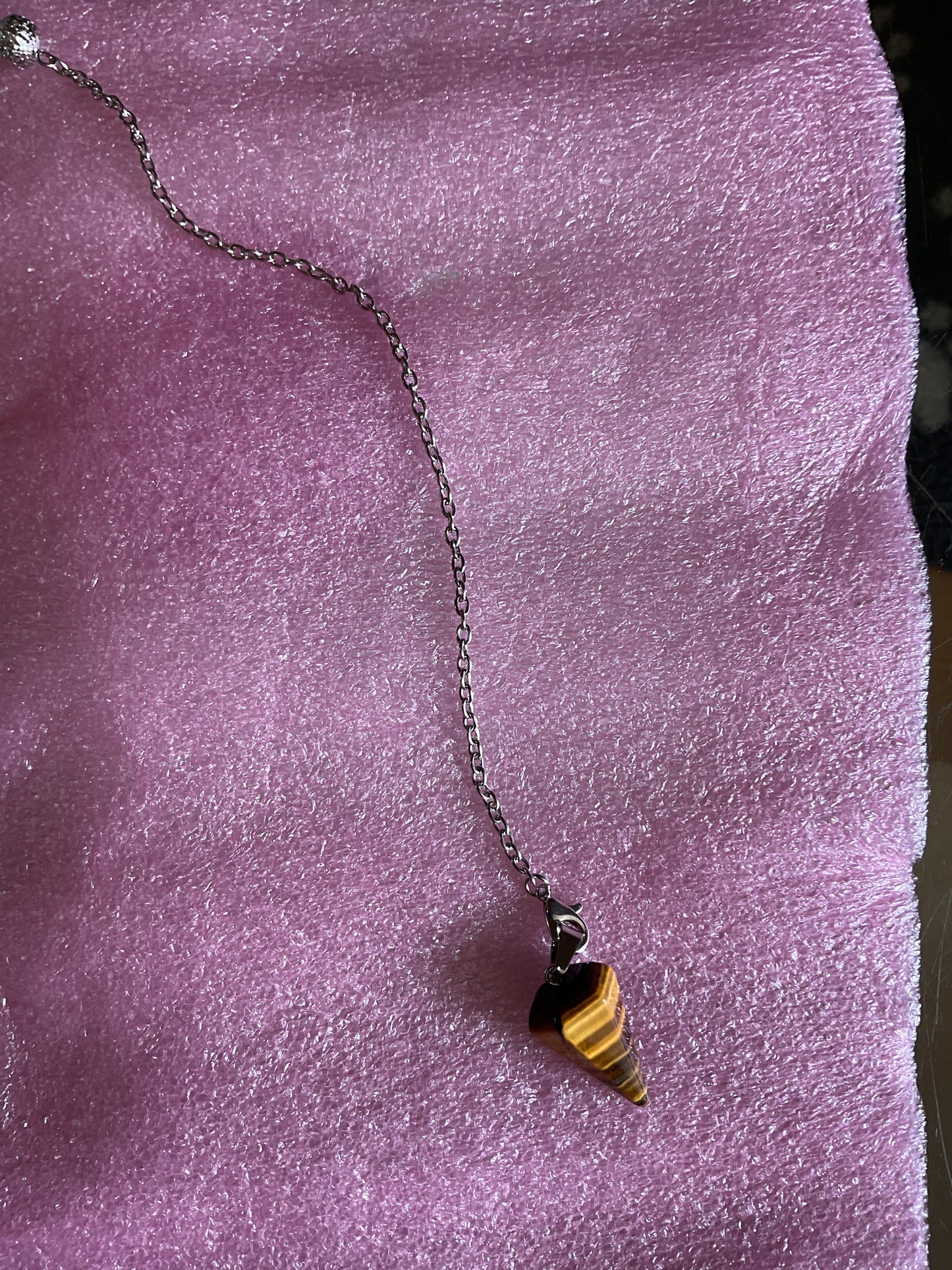Mini pendule œil de tigre