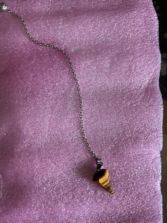 Mini pendule œil de tigre