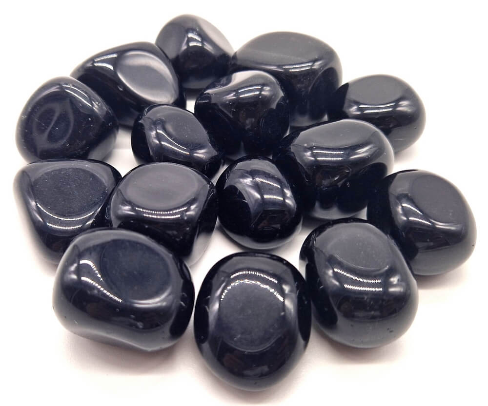 Pierre Roulée obsidienne noire 200gr