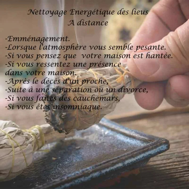 Nettoyage énergétique d'une maison à distance 90m2 à 150m2